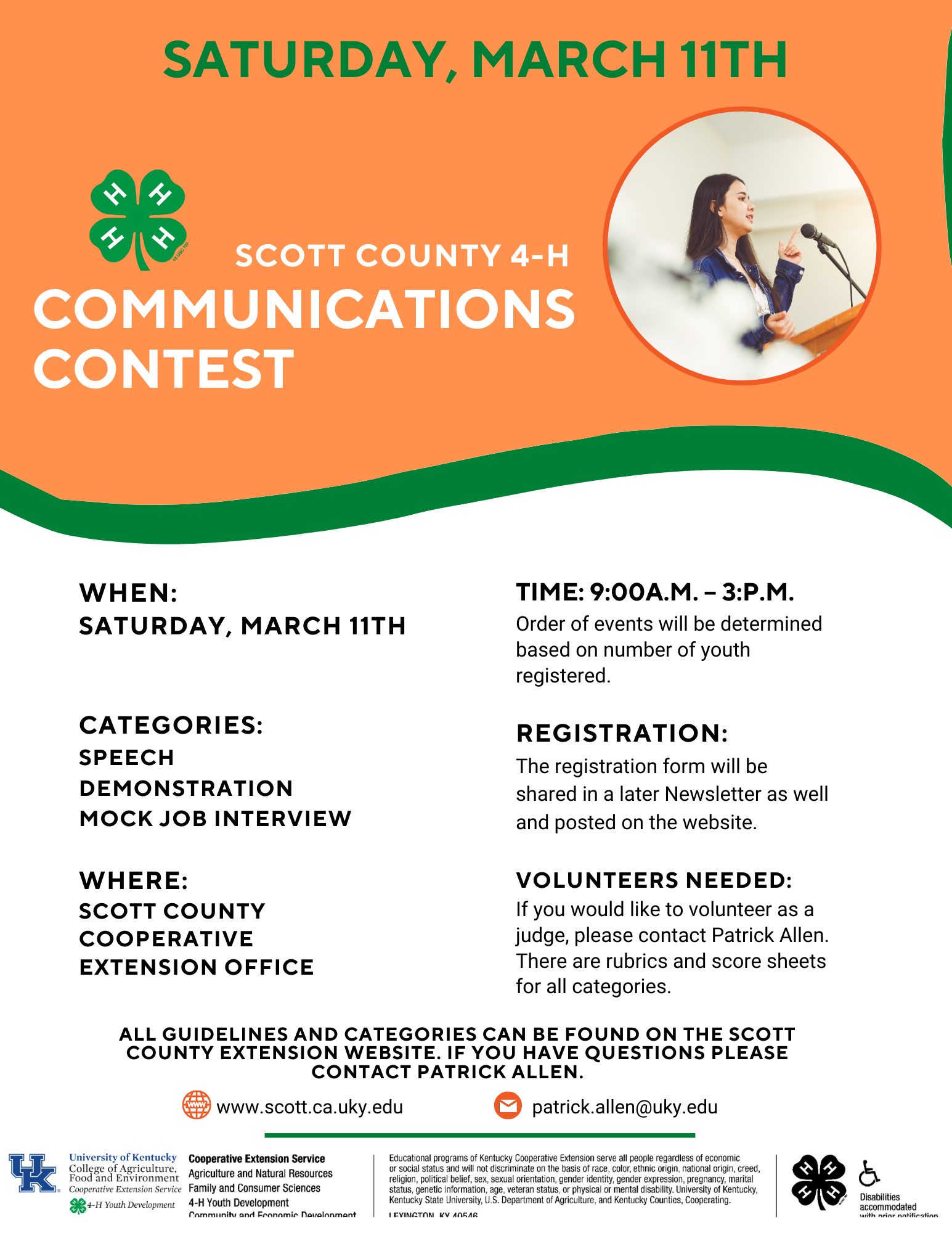 4 H Youth Development Scott County Extension Office